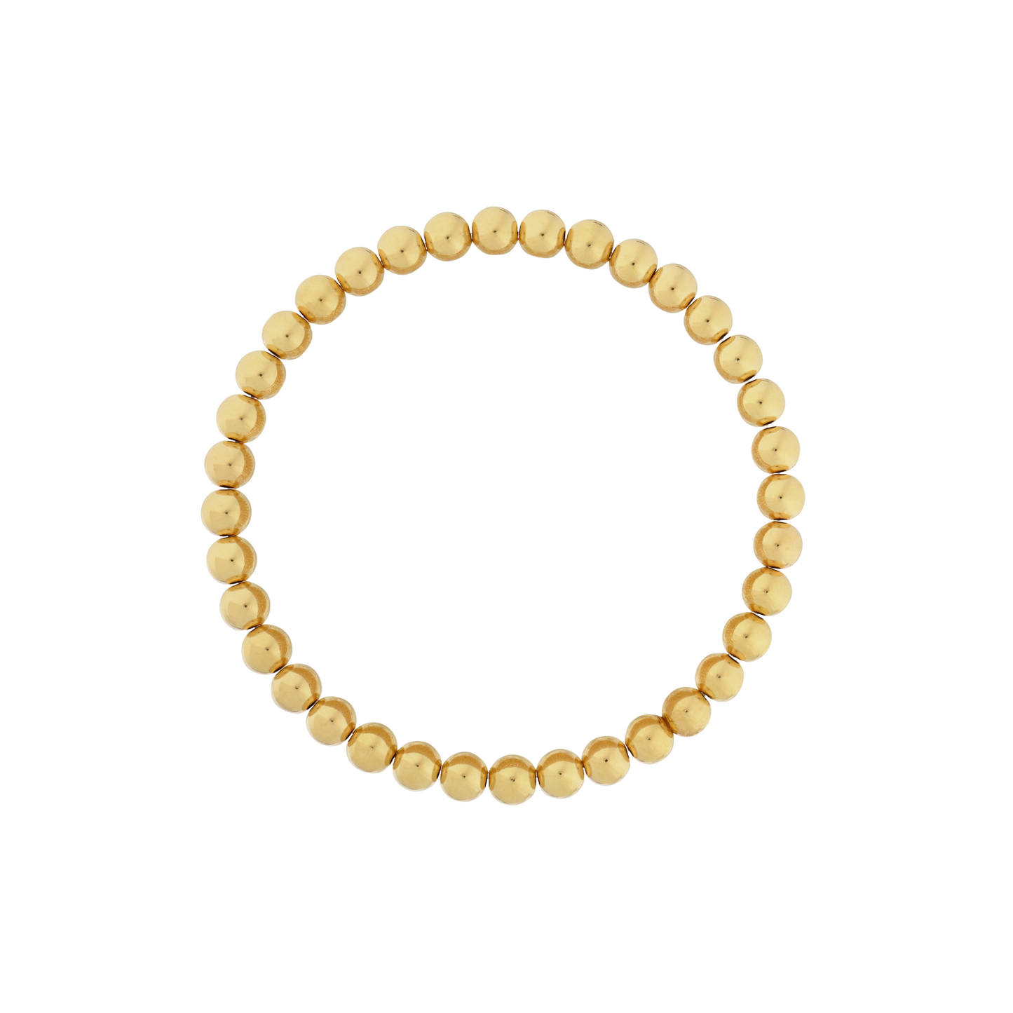 5mm Gold Filled Beaded Bracelet