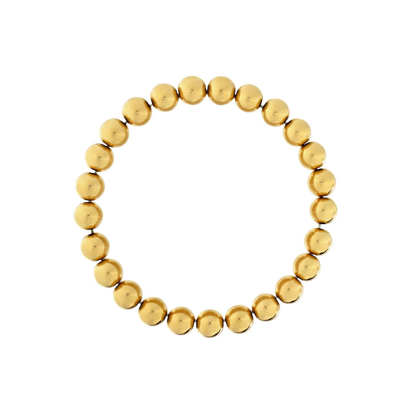 7mm Gold Filled Beaded Bracelet