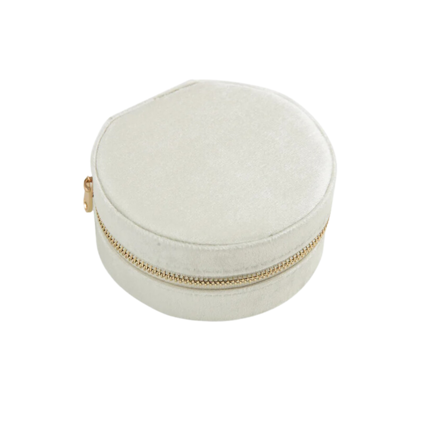 Velvet Circle Jewelry Case