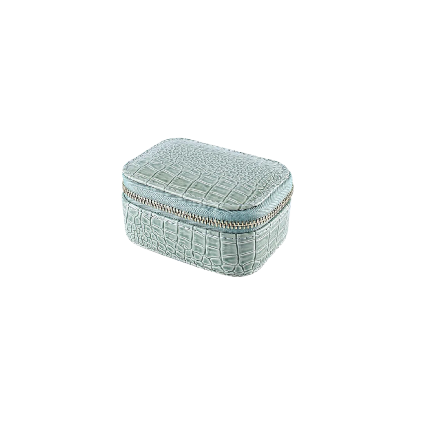 Faux Leather Snake Mini Jewelry Case