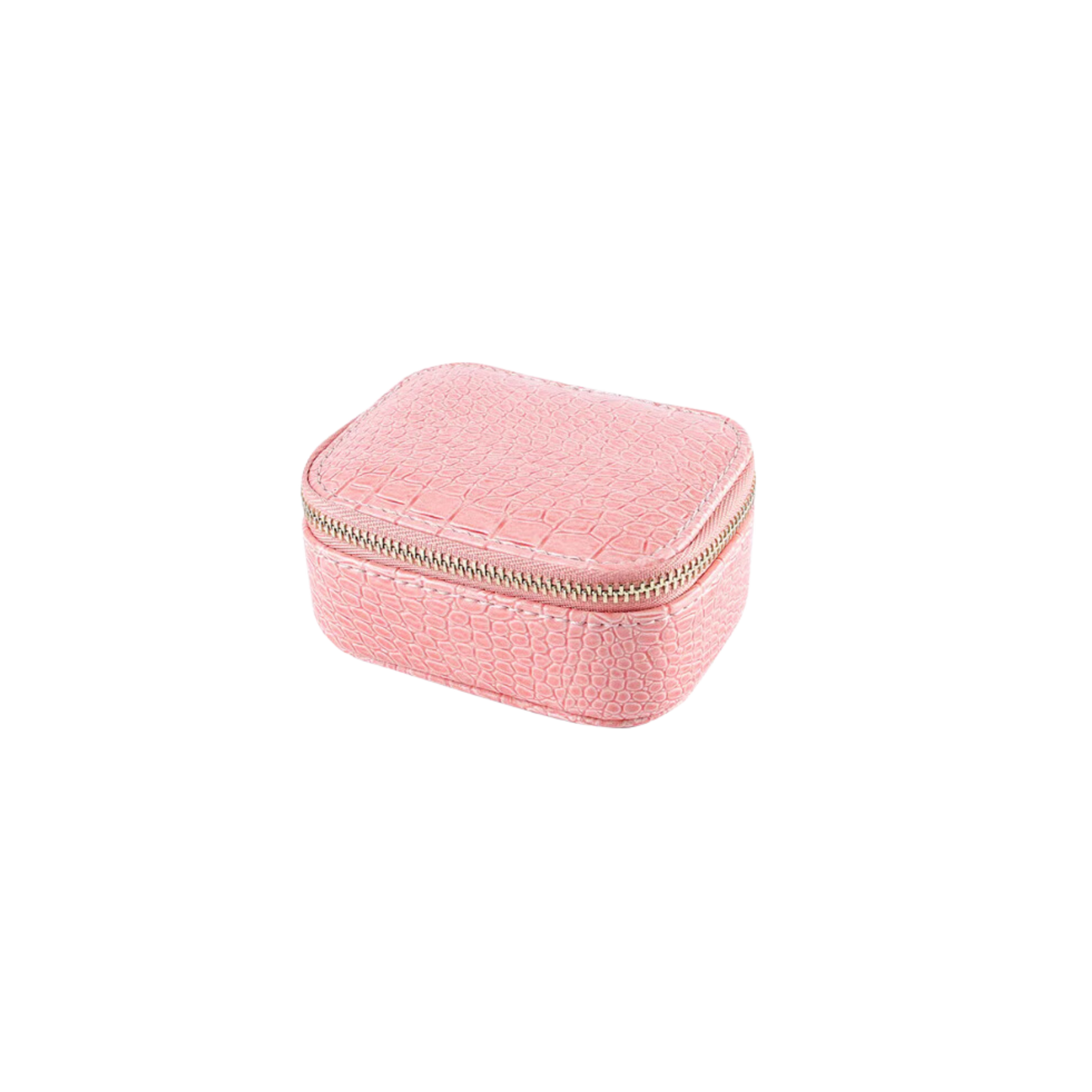 Faux Leather Snake Mini Jewelry Case