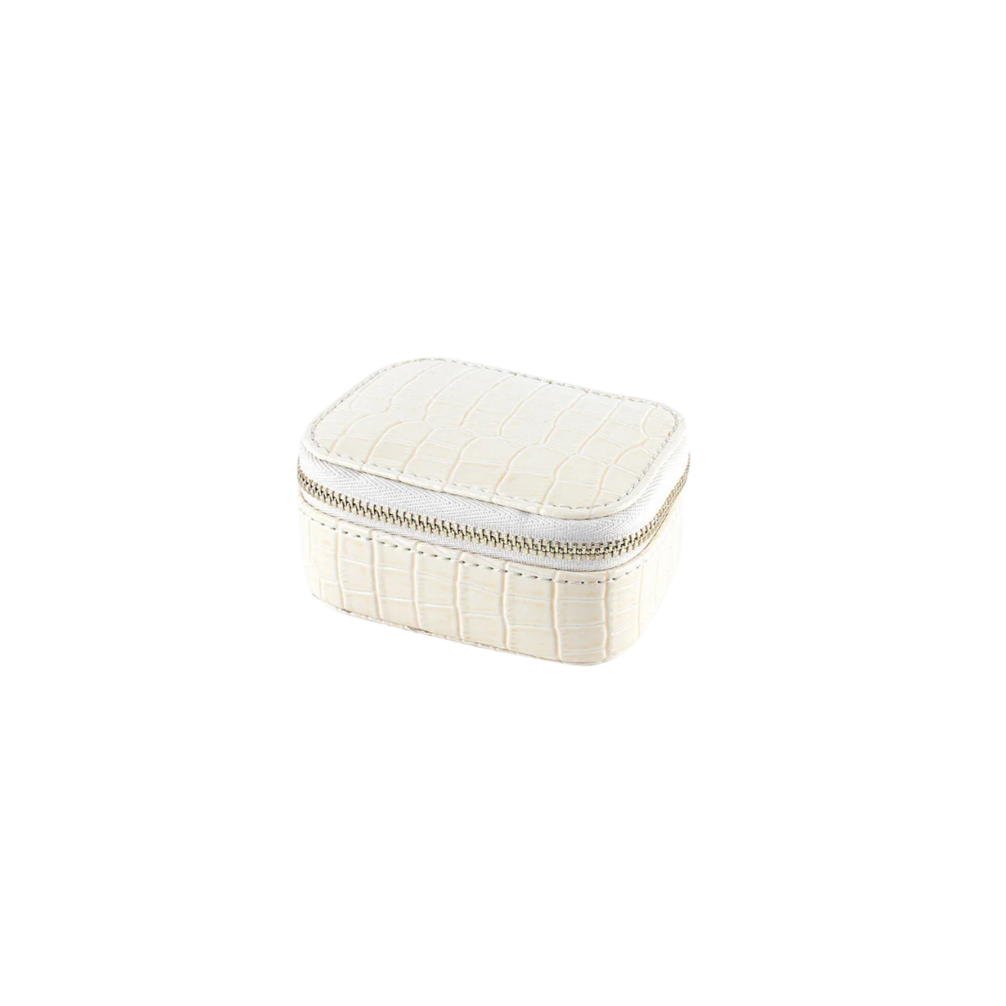 Faux Leather Snake Mini Jewelry Case