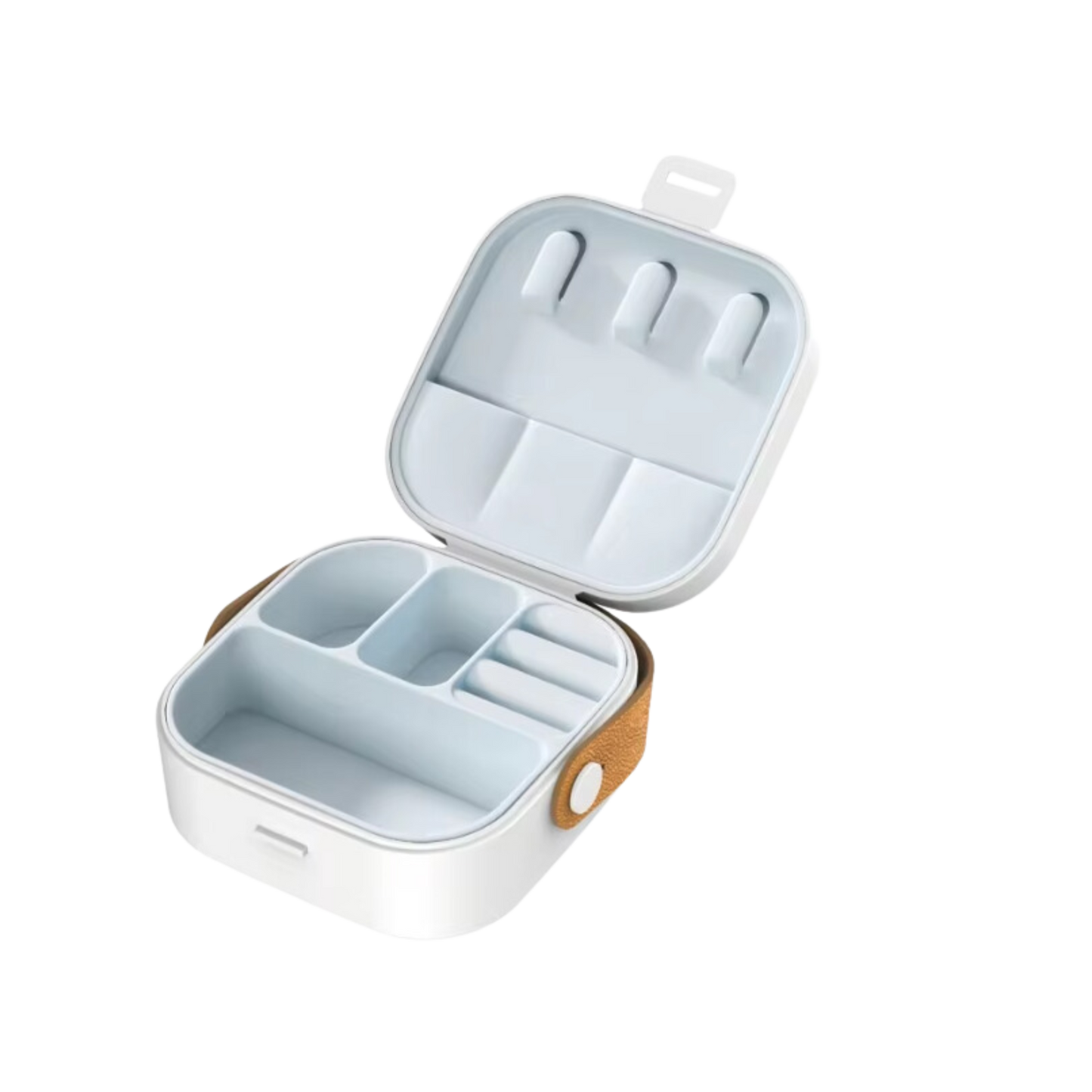 Square Jewelry Case with Handle