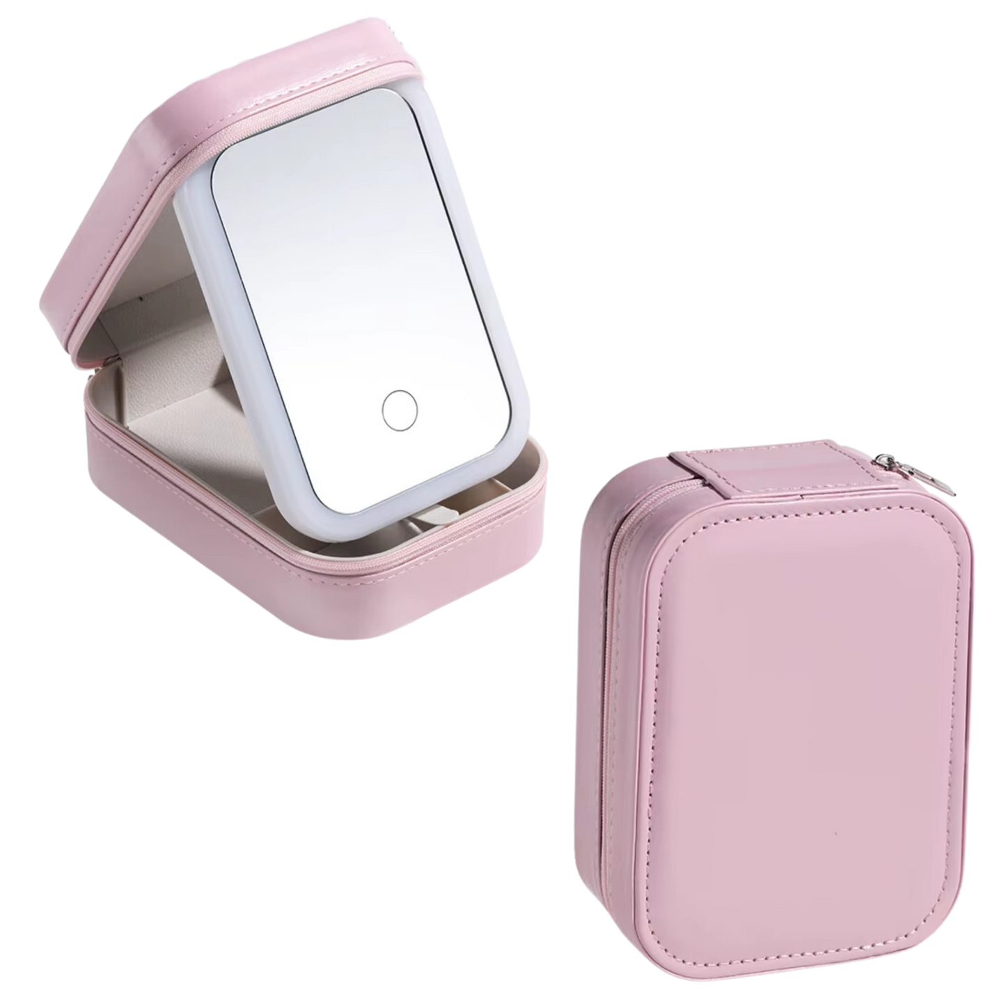 Led Light Mirror Jewelry Case