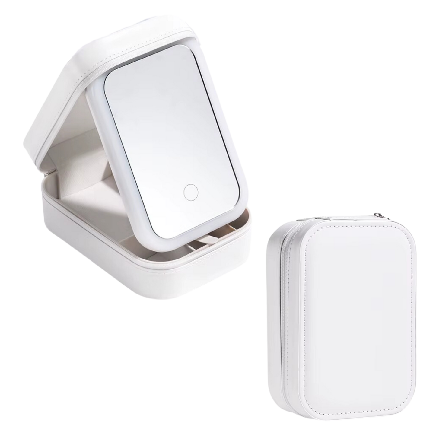 Led Light Mirror Jewelry Case