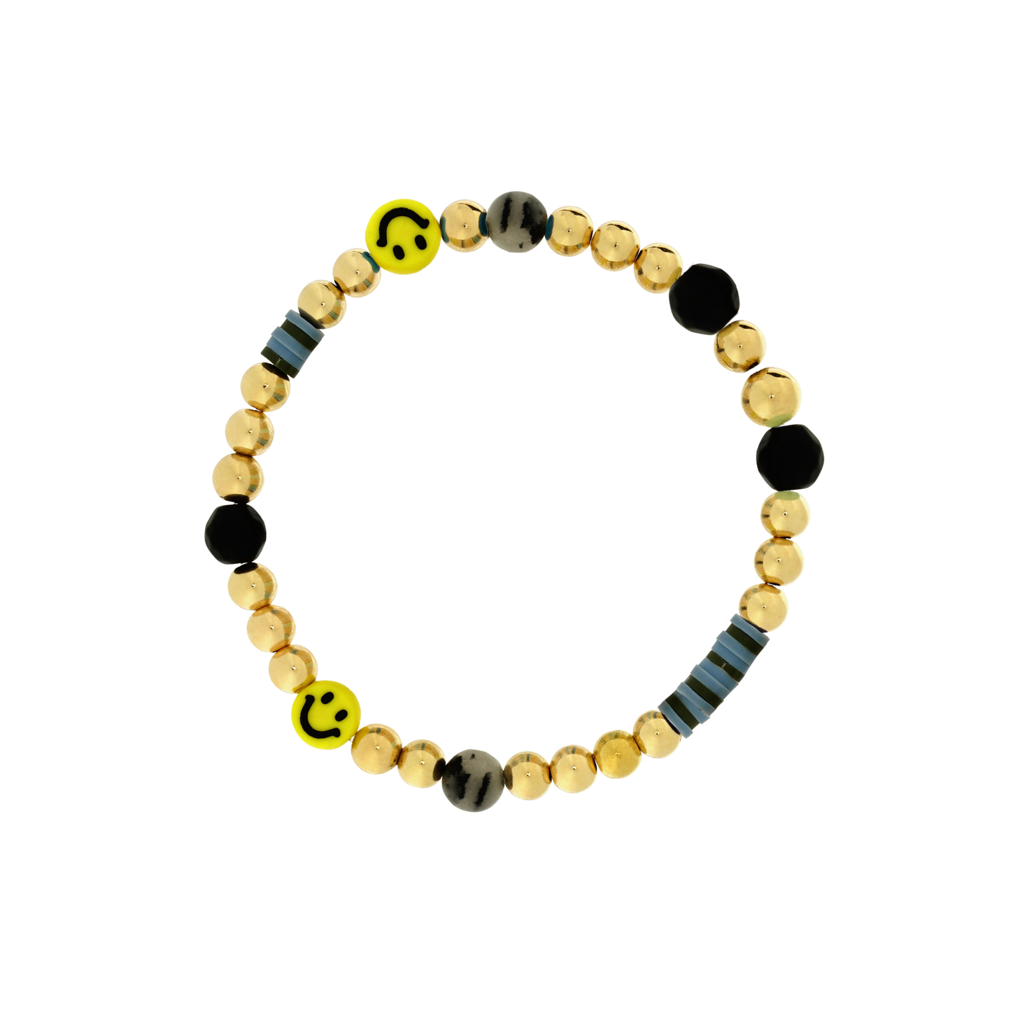 Black Luxe Mix Media Bracelet