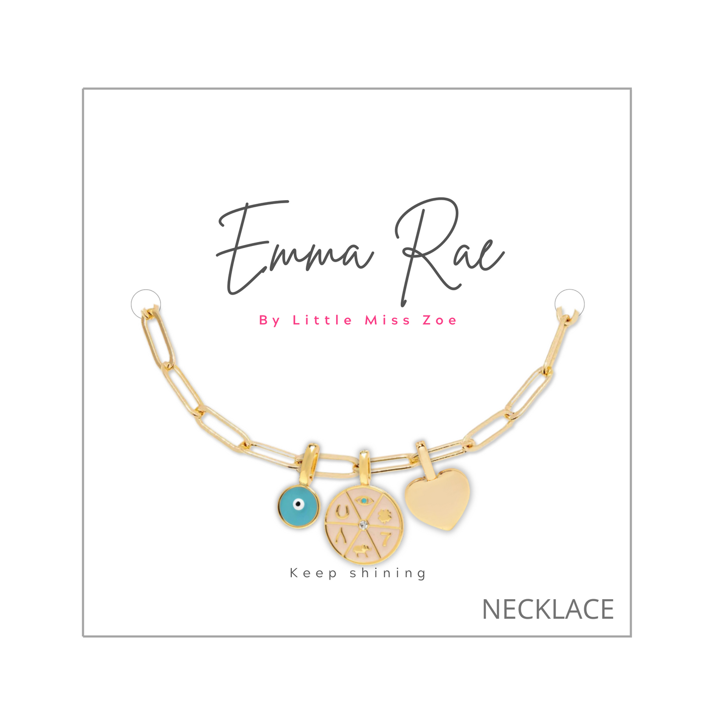 Lucky Multi Charm Necklace