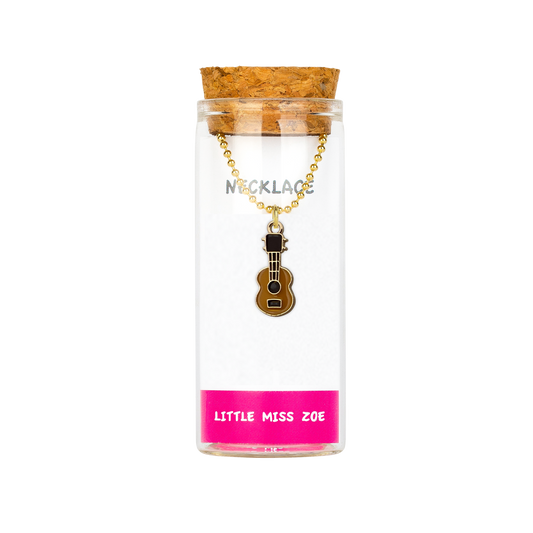 Guitar Necklace in a Bottle