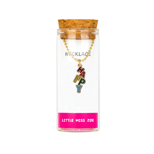 Happy Necklace in a Bottle