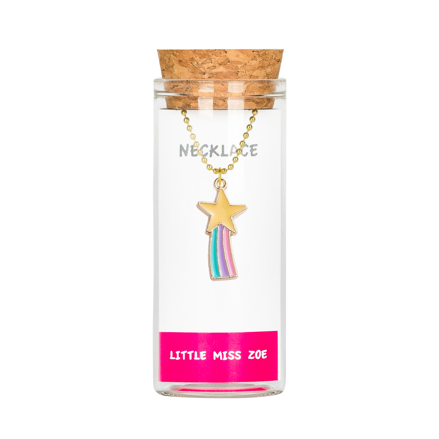 Shooting Star Necklace in a Bottle