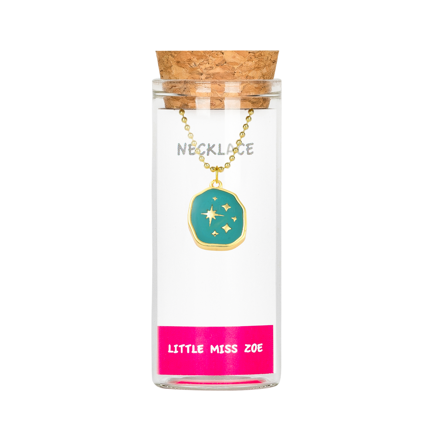 Stars Necklace in a Bottle