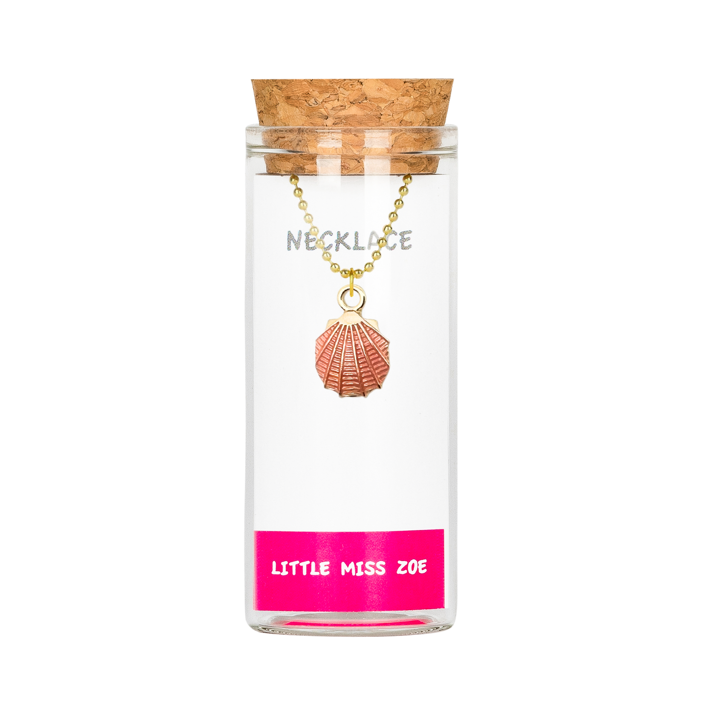 Sea Shell Necklace in a Bottle
