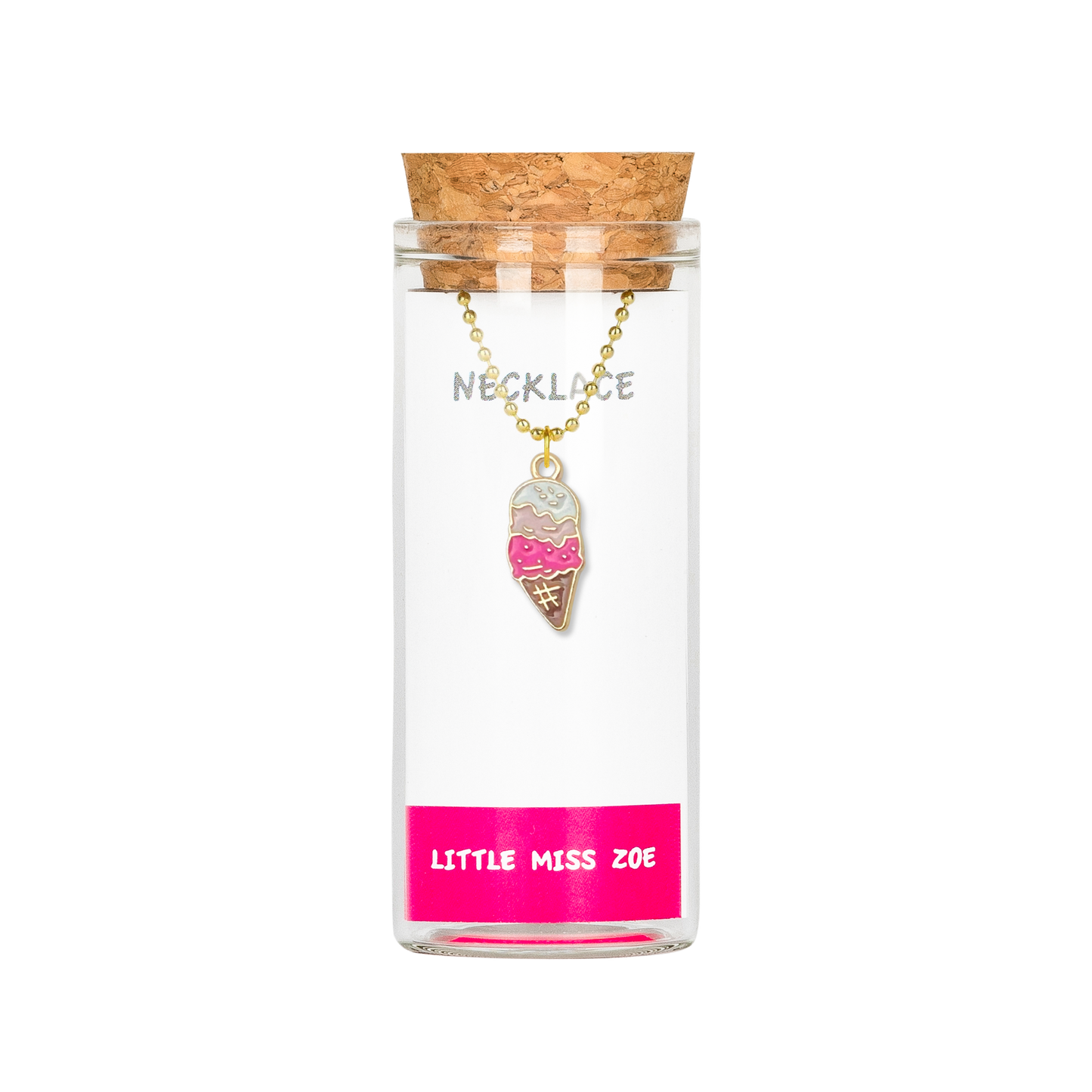 Ice Cream Necklace in a Bottle