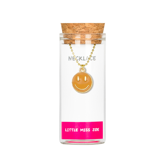 Smiley Necklace in a Bottle
