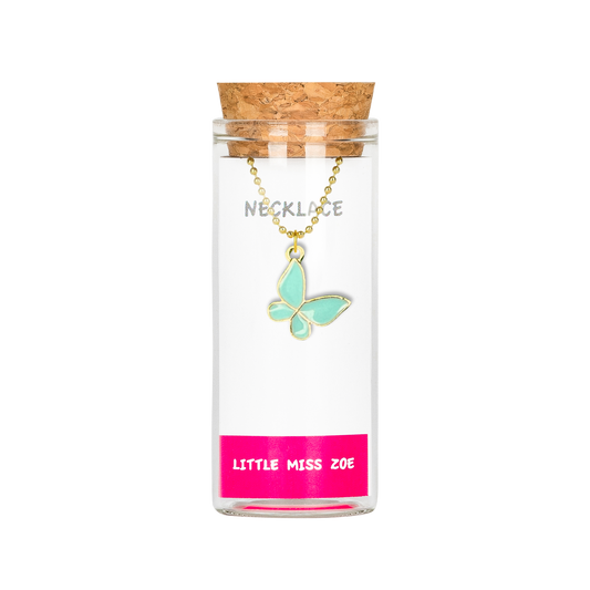 Butterfly Necklace in a Bottle