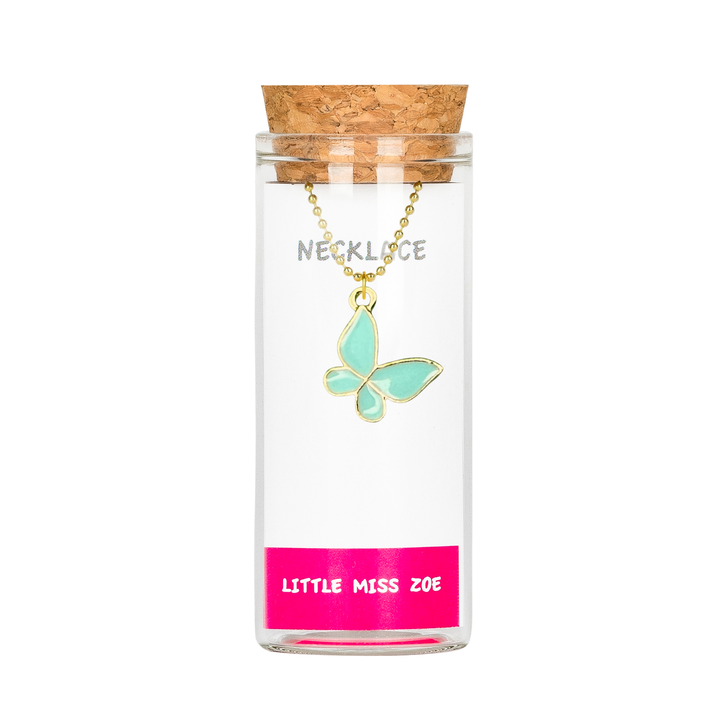 Butterfly Necklace in a Bottle