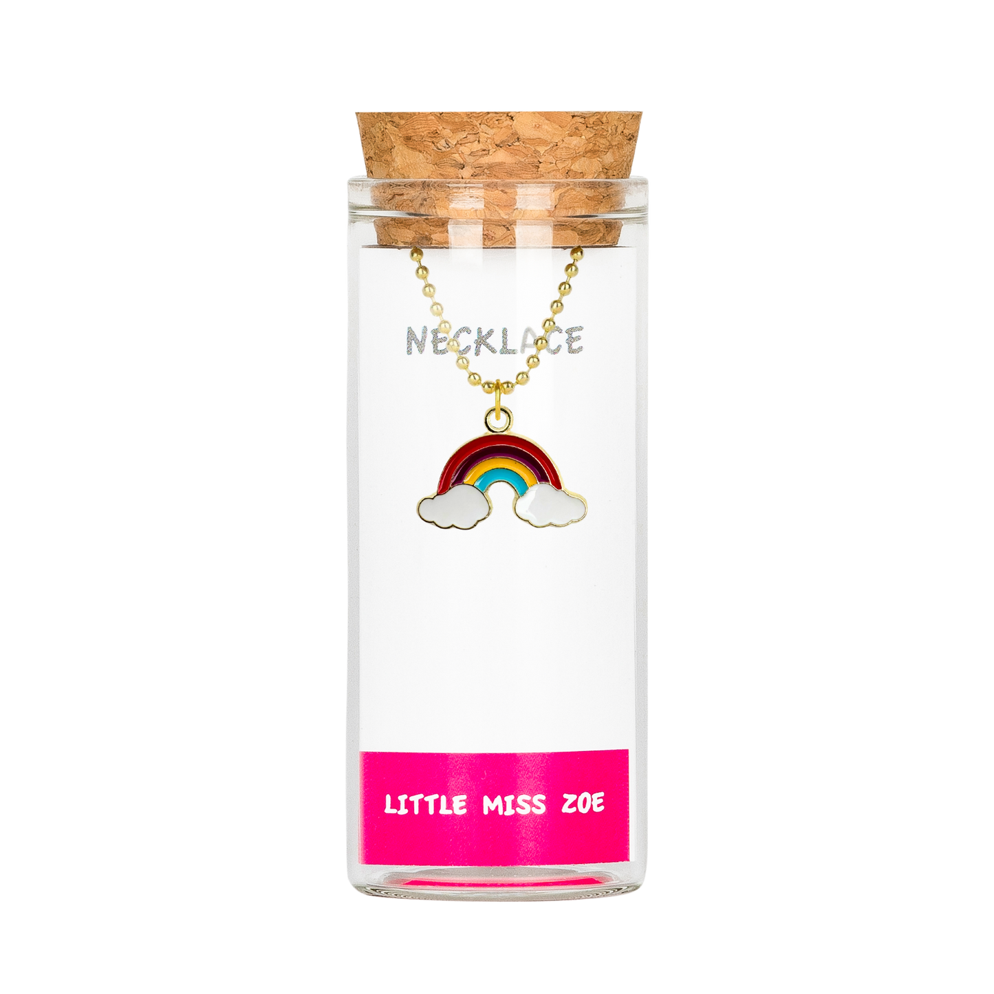 Rainbow Necklace in a Bottle