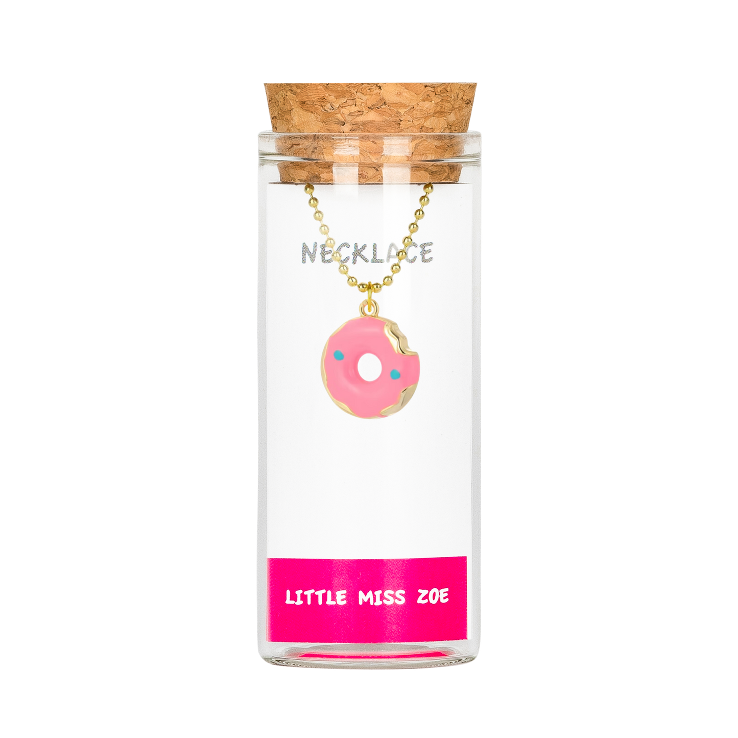Donut Necklace in a Bottle