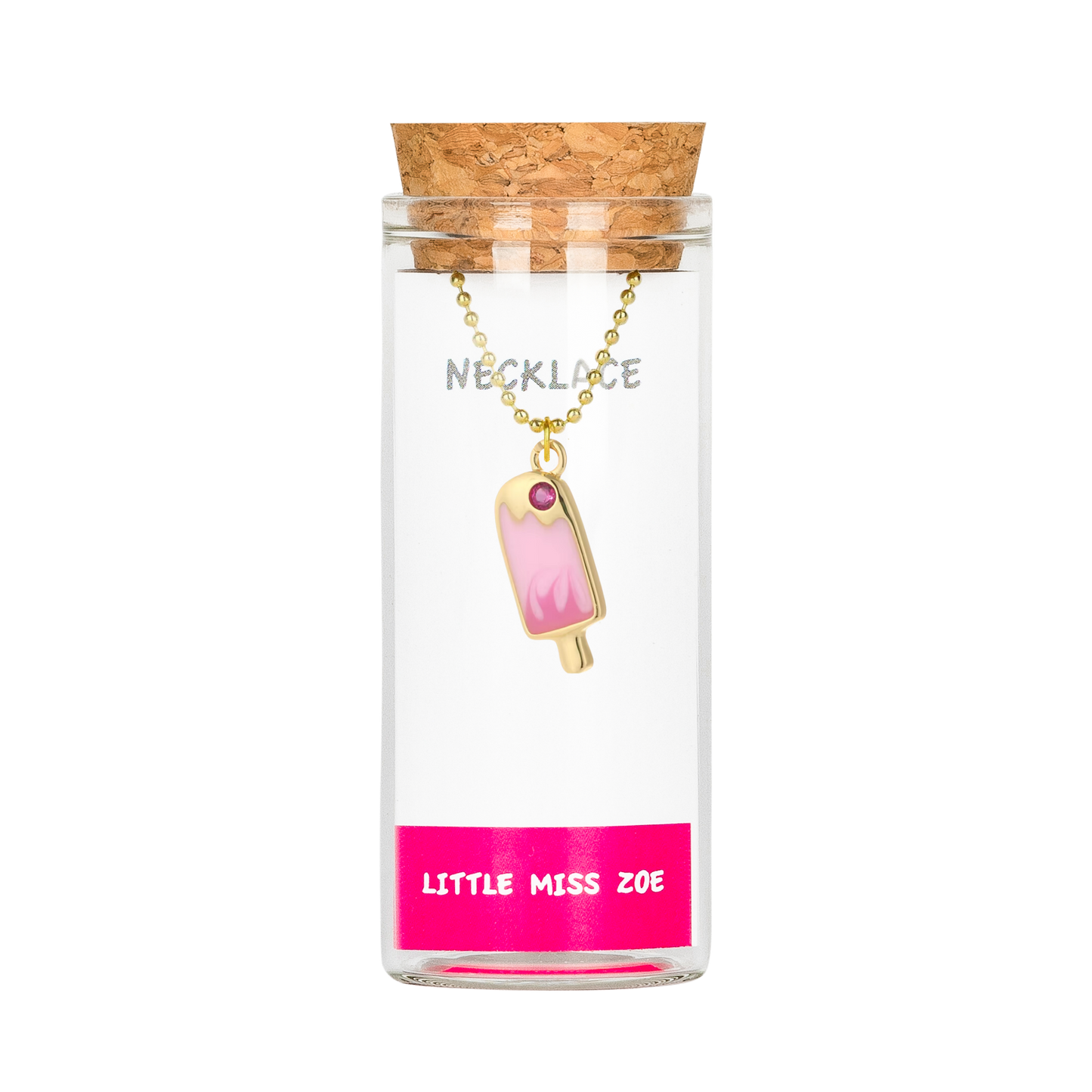 Popsicle Necklace in a Bottle