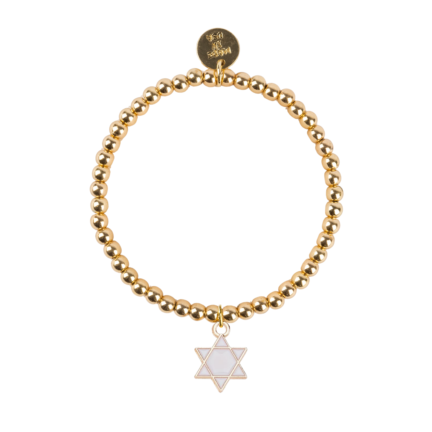 Star of David Dainty Gold Bracelet