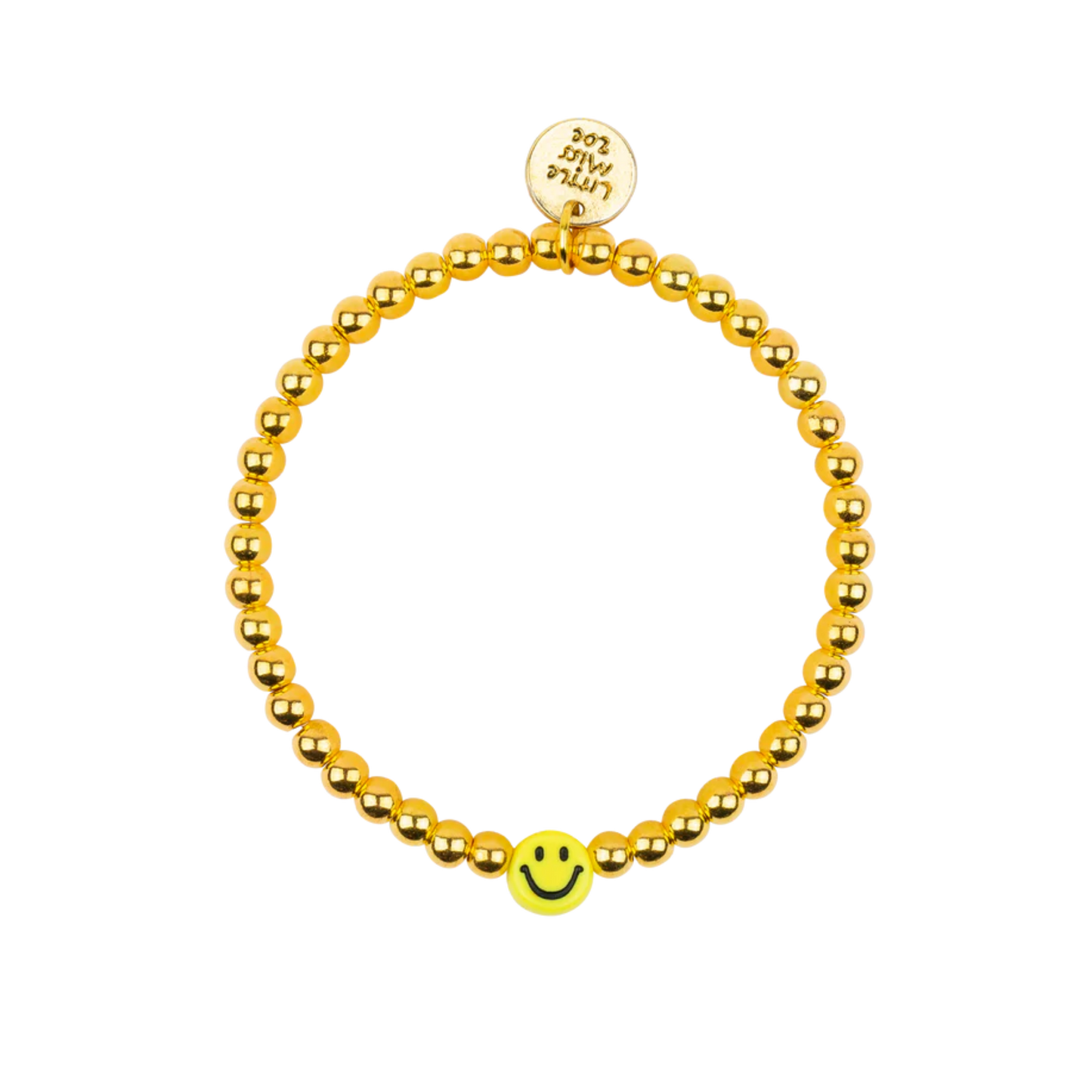 Smiley Dainty Gold Bracelet