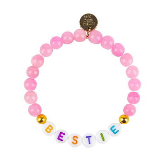 BESTIE Pink Gemstone Bracelet