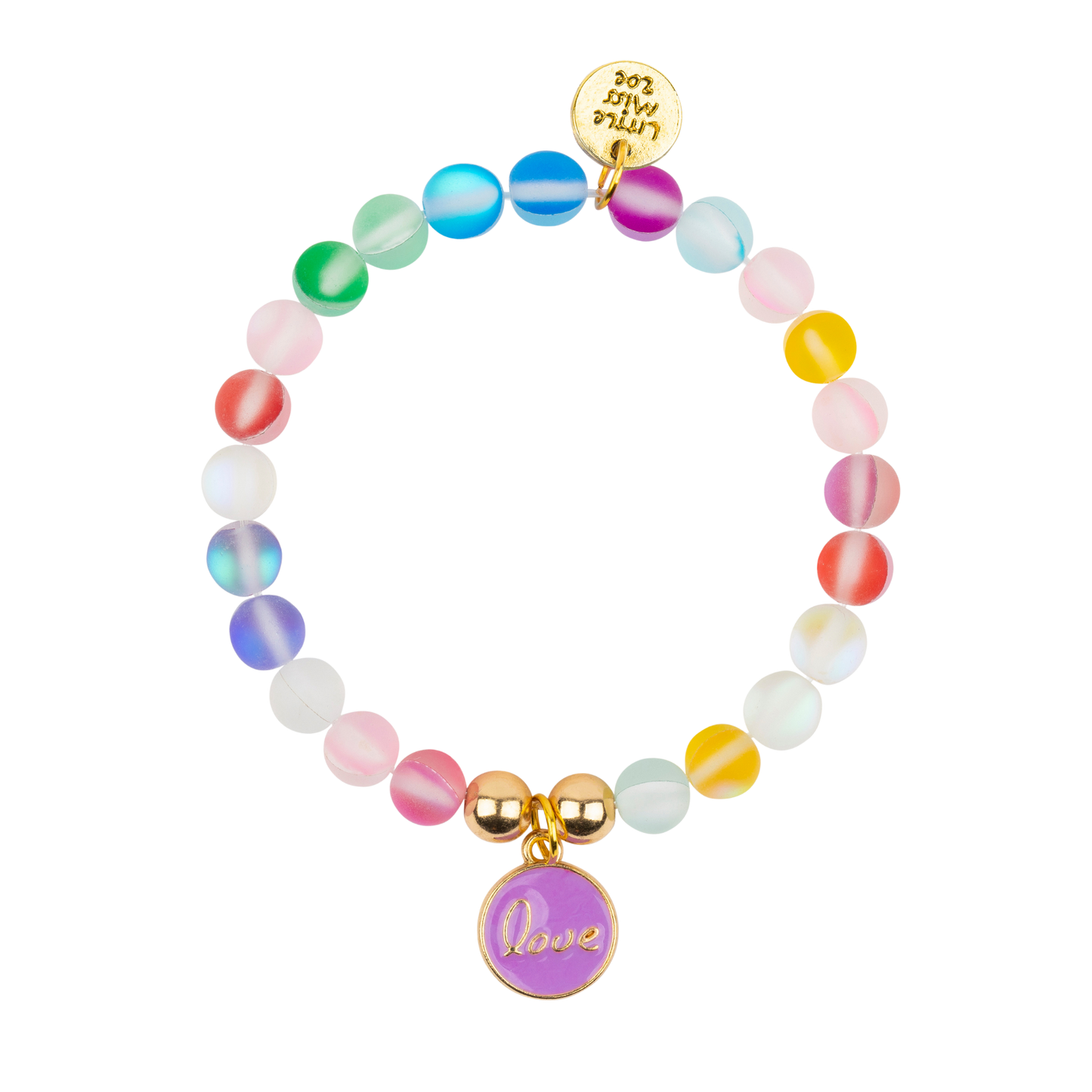 Love Rainbow Confetti Bracelet