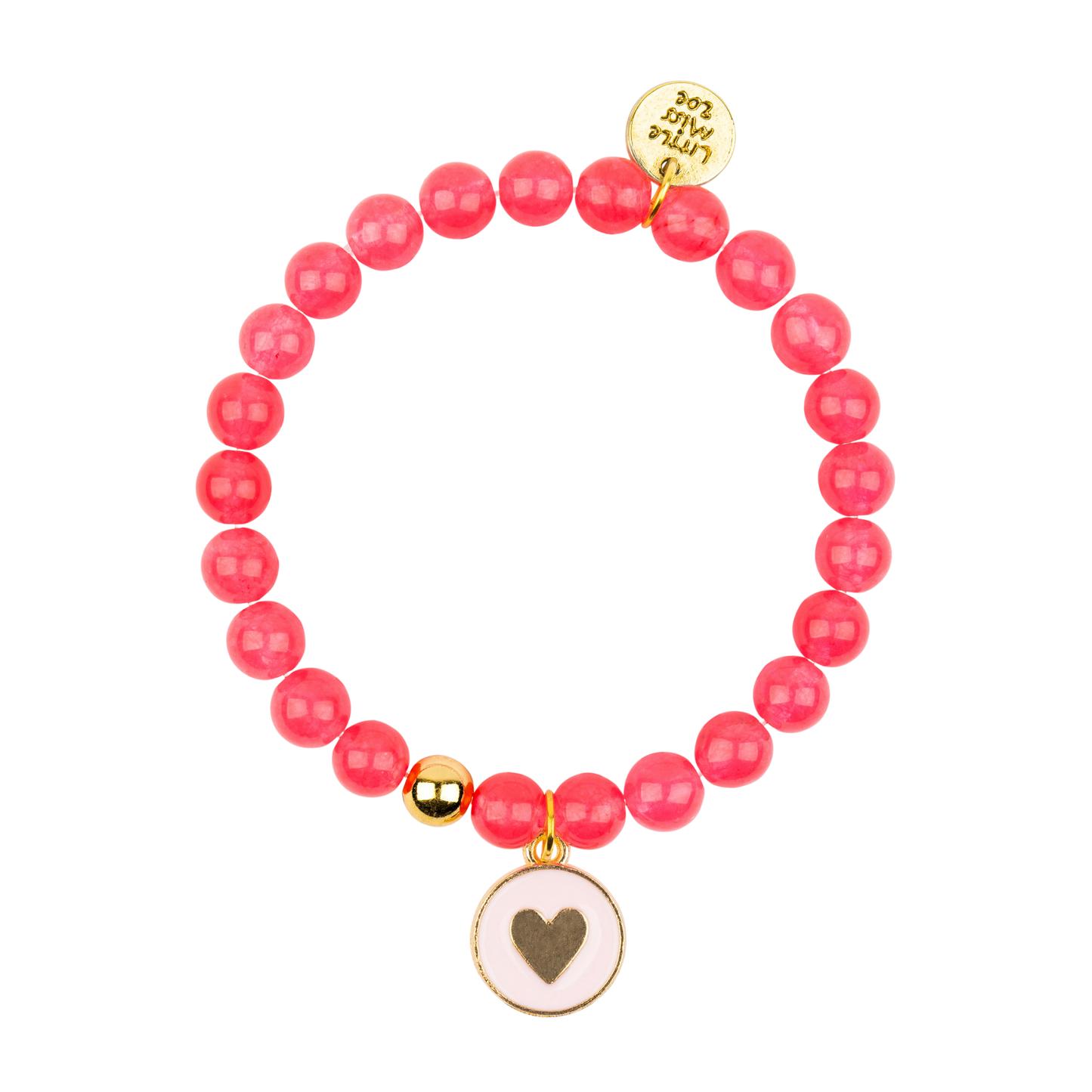 Heart Gemstone Bracelet