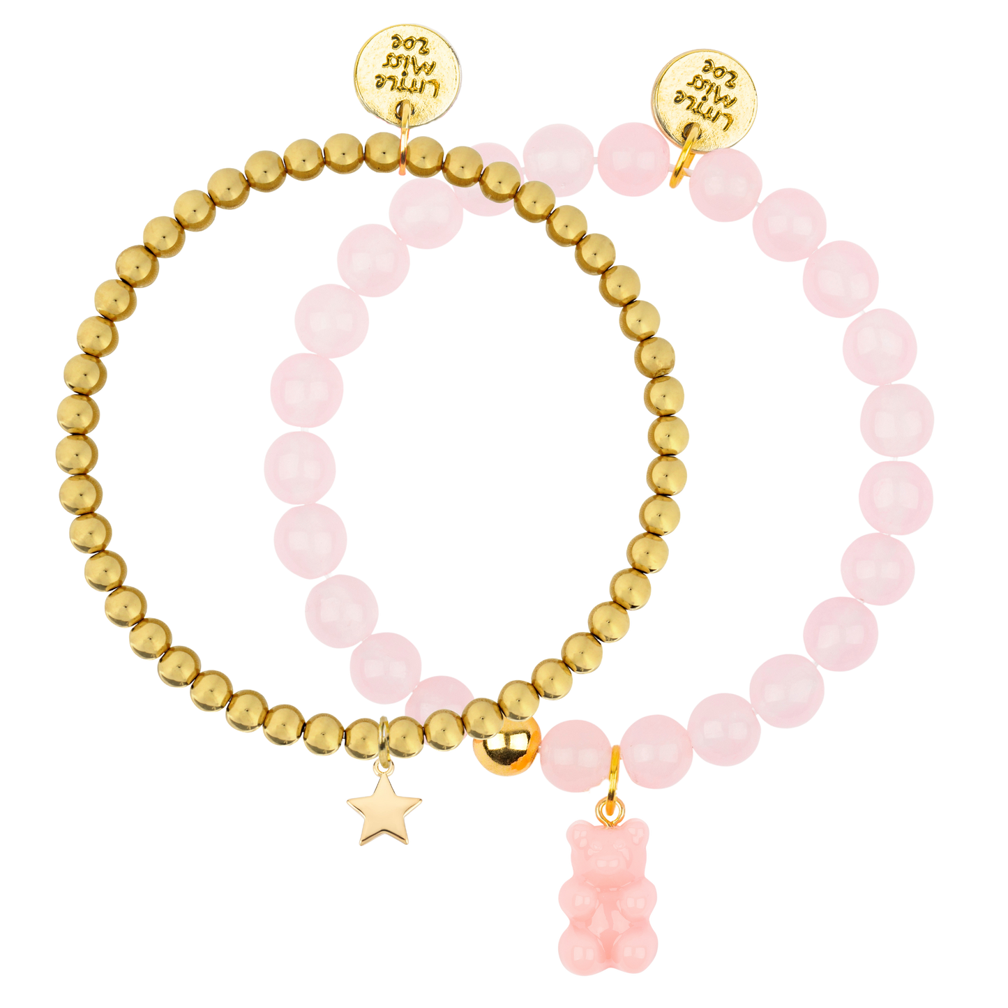 Gummy Bear Gemstone Bracelet Duo