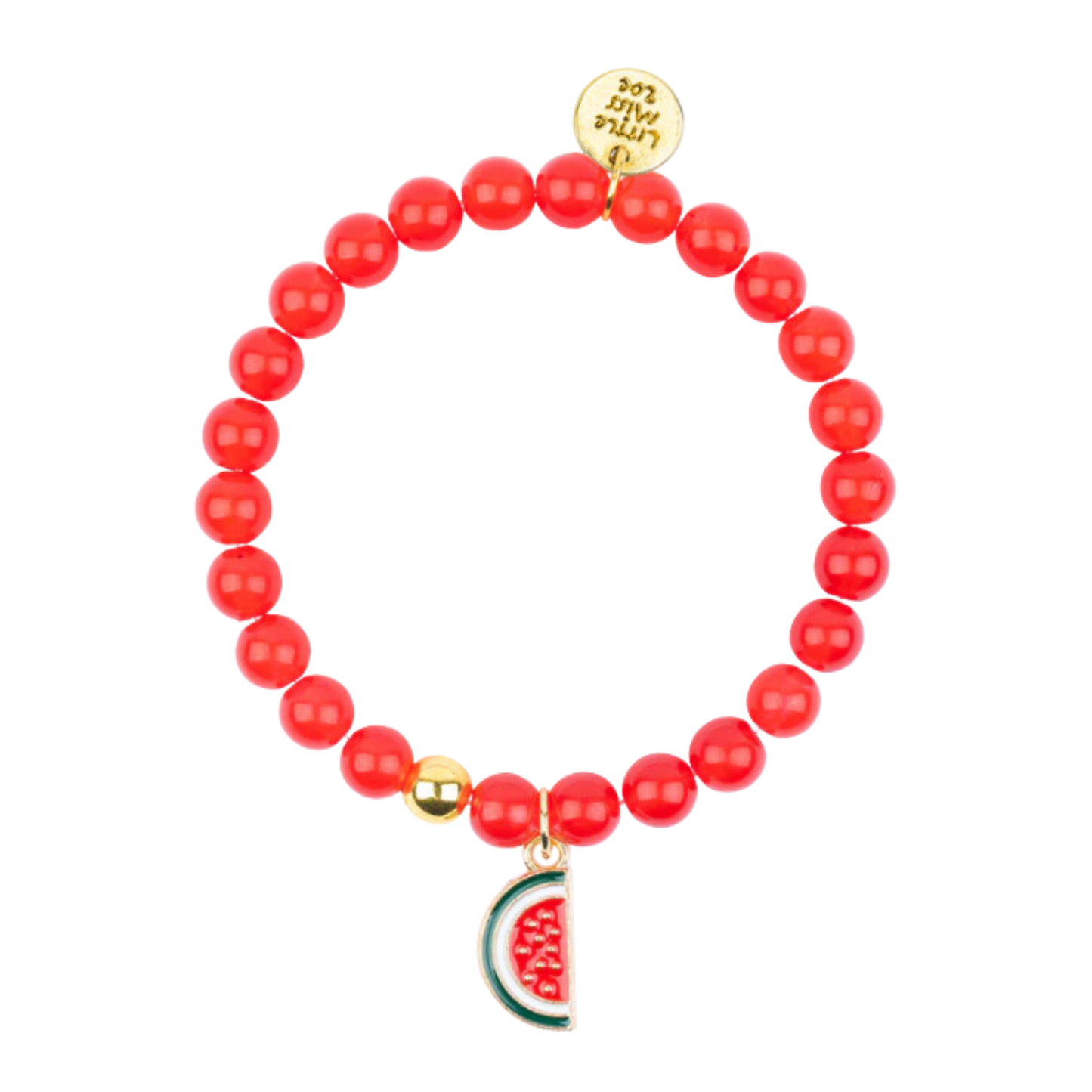 Watermelon Gemstone Bracelet