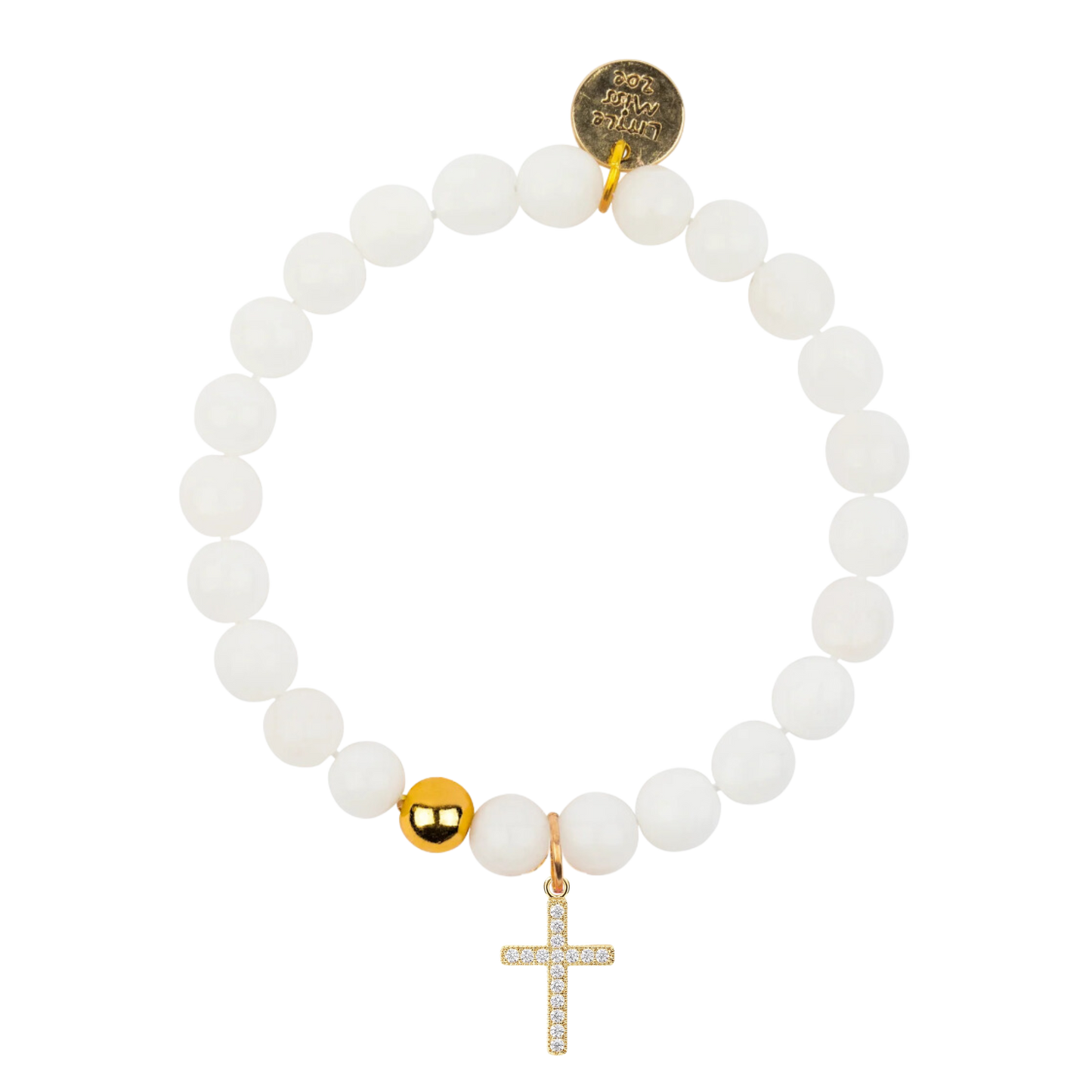Cross Gemstone Bracelet