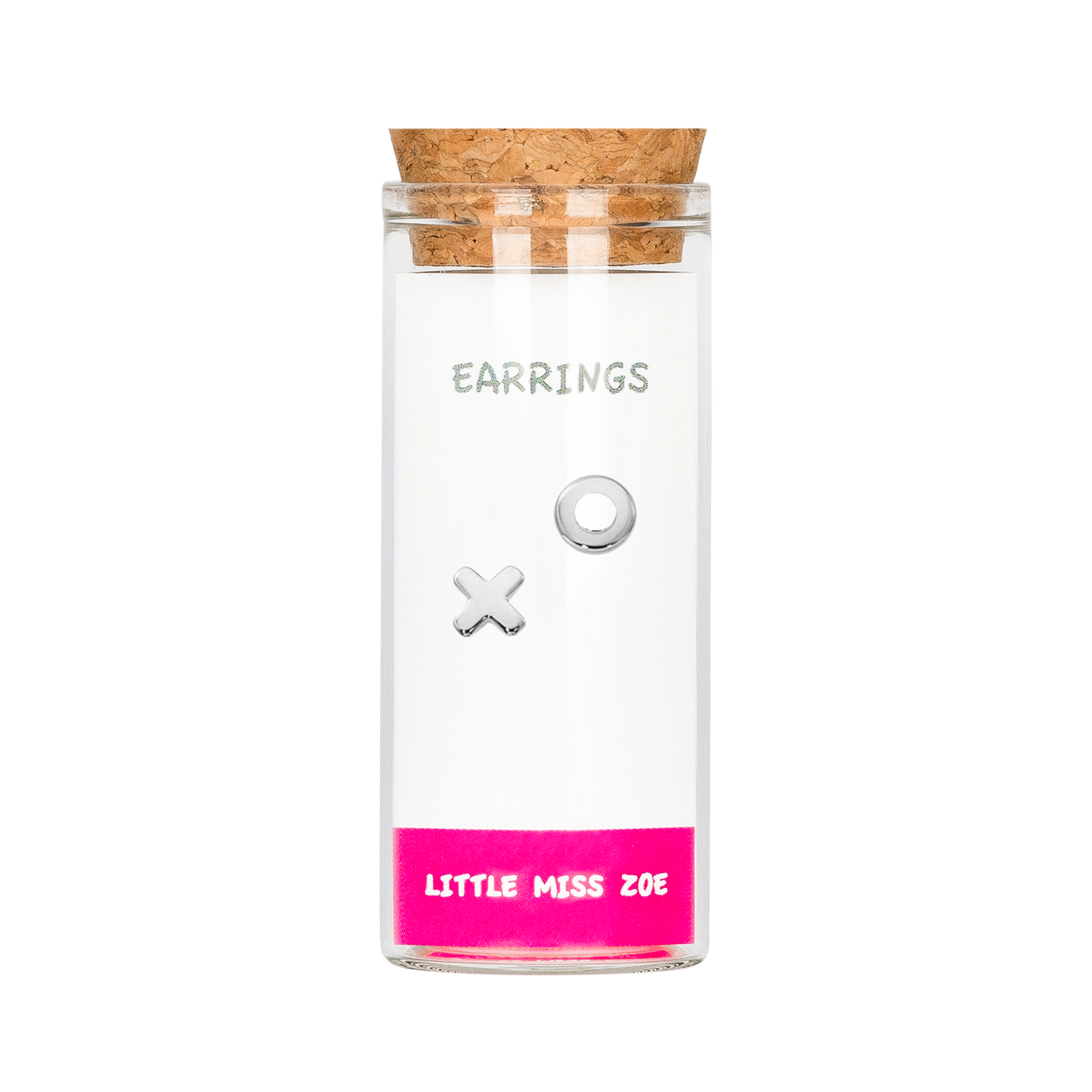 X/O Stud Earrings in a Bottle