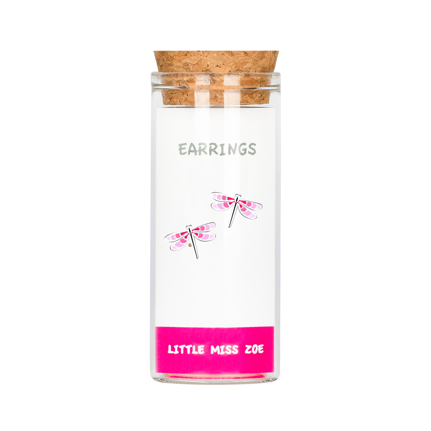 Dragonfly Earrings in a Bottle