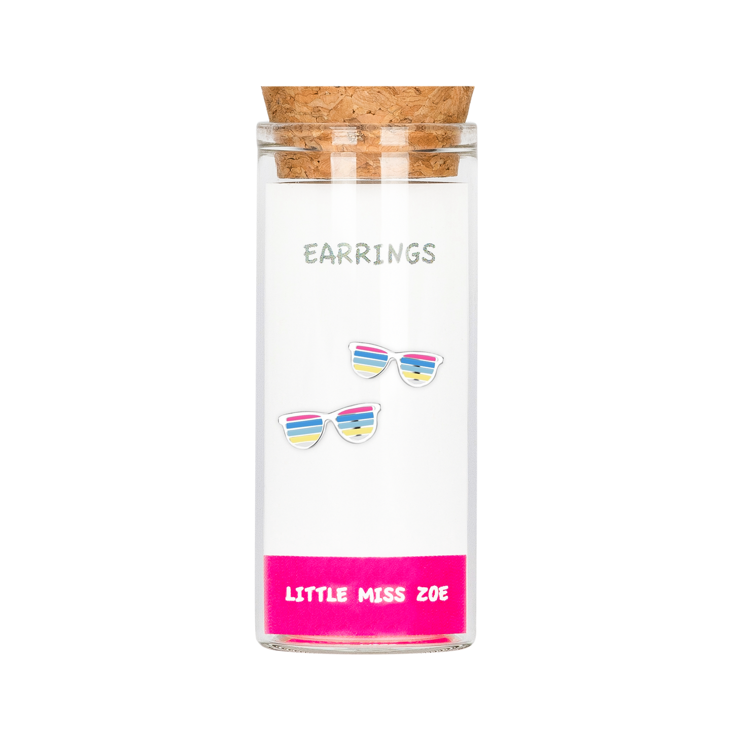 Sunglasses Stud Earrings in a Bottle