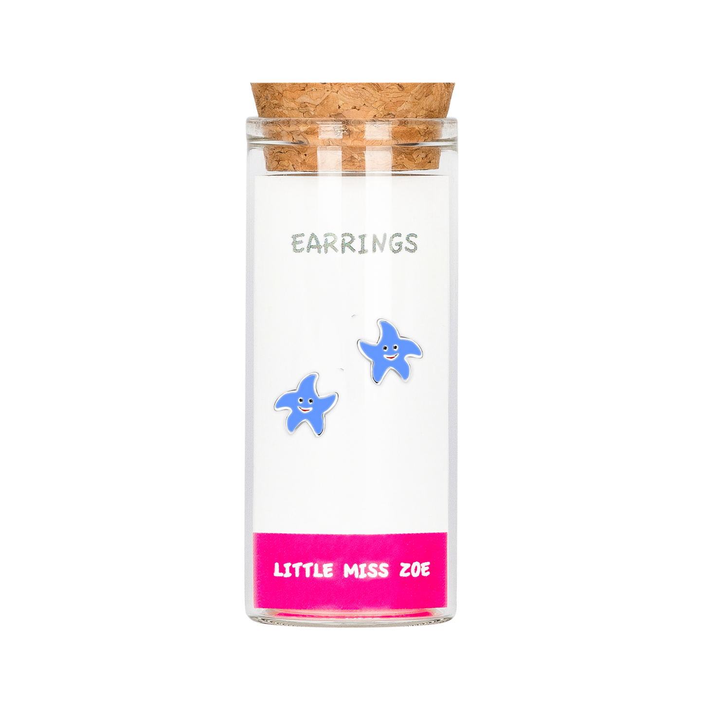 Starfish Stud Earrings in a Bottle