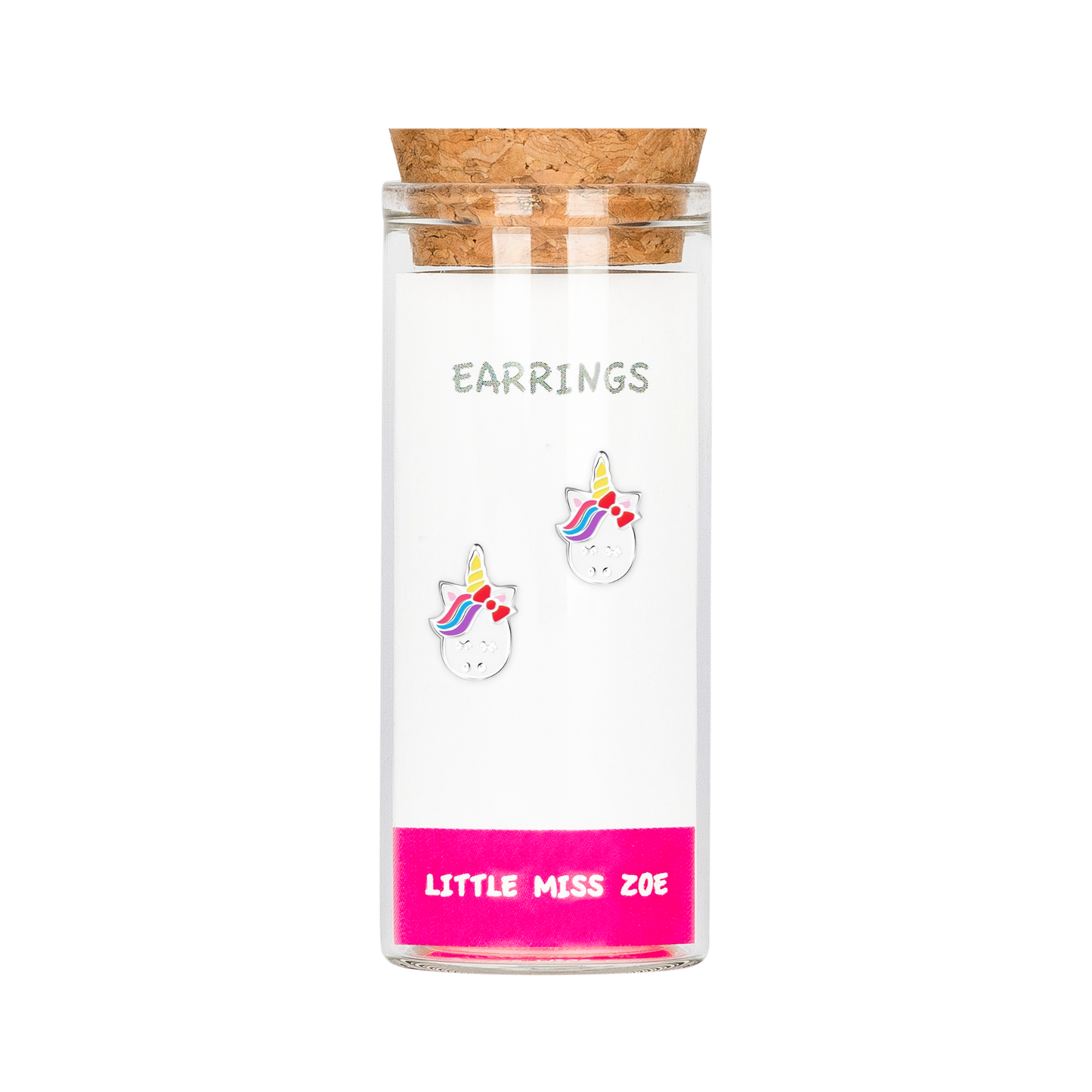 Unicorn Stud Earrings in a Bottle