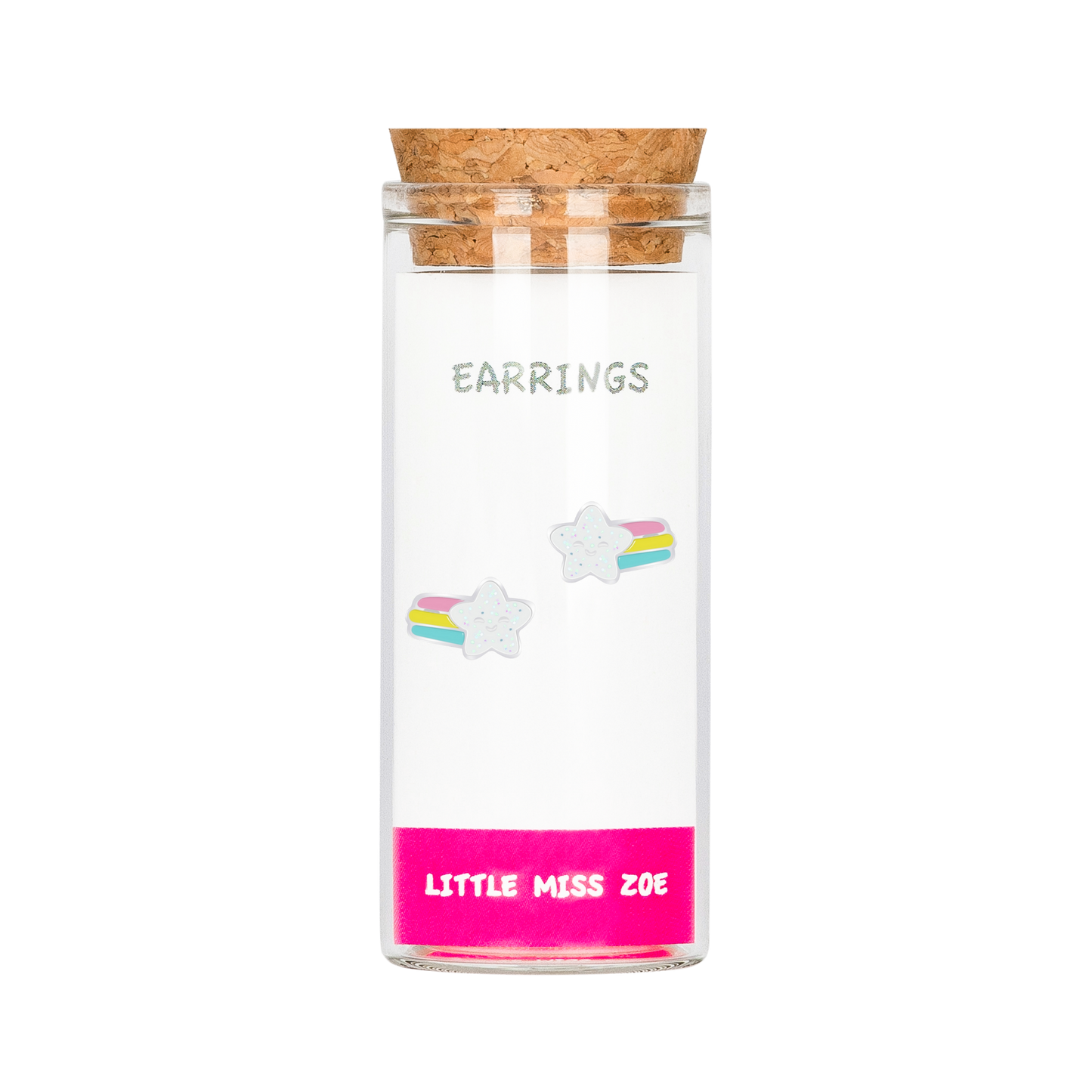 Shooting Star Earrings in a Bottle