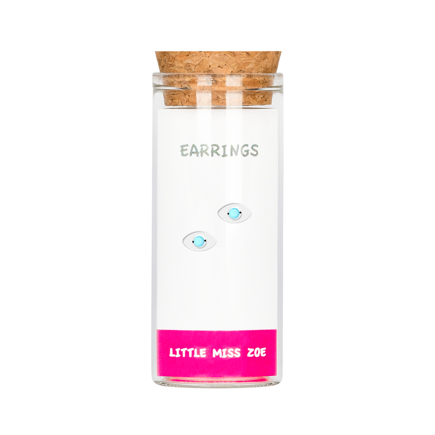 Evil Eye Stud Earrings in a Bottle