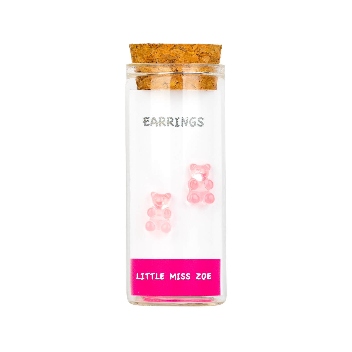 Pink Yummy Bear Earring