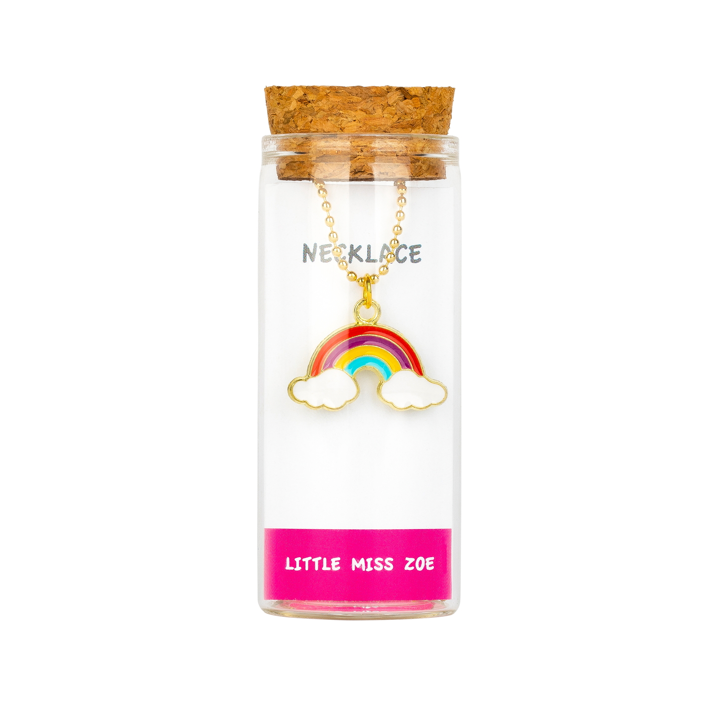 Rainbow Necklace in a Bottle