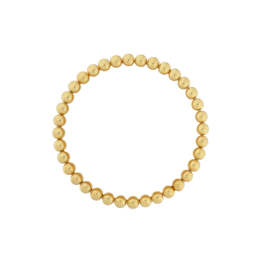 5mm Gold Filled Beaded Bracelet