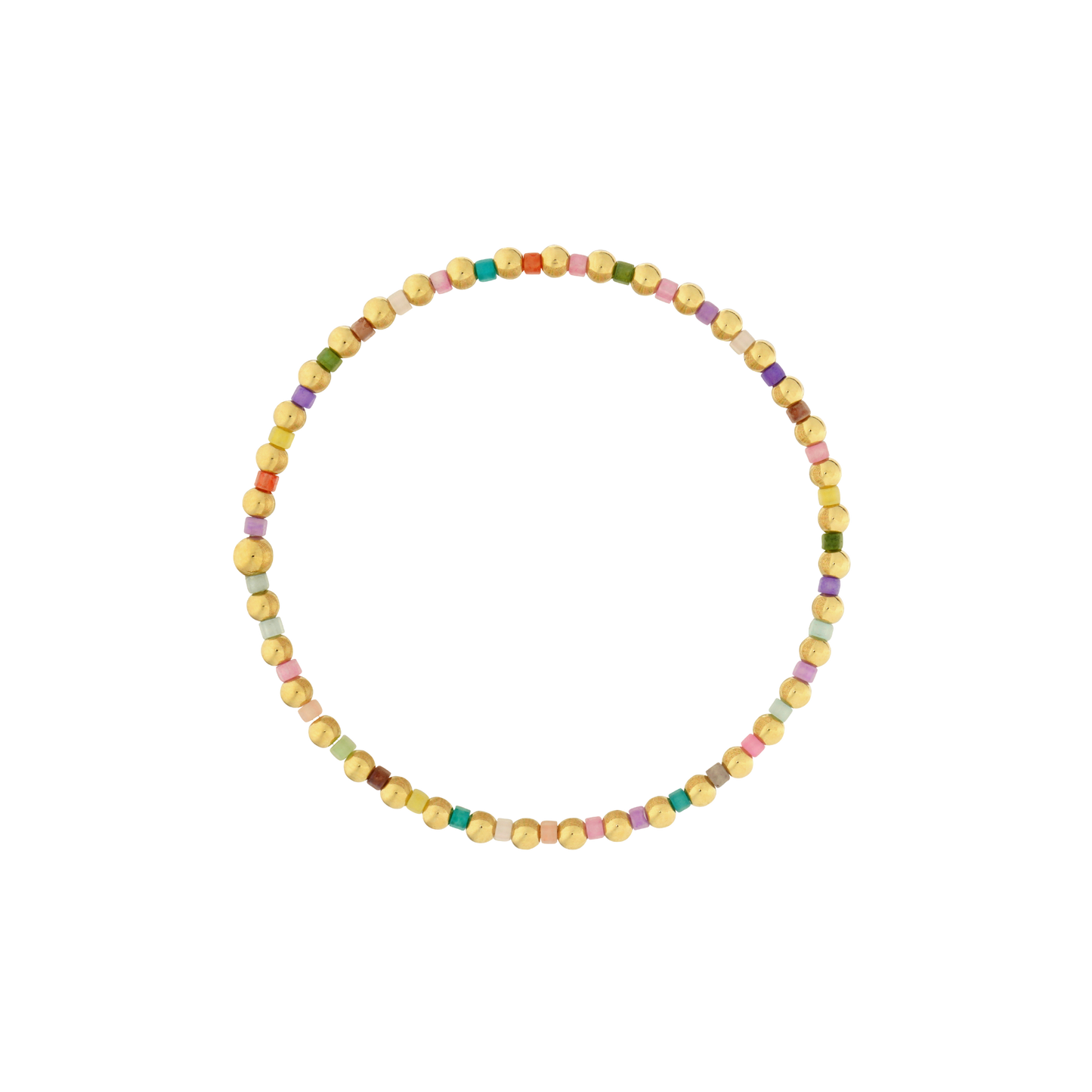 3mm Rainbow 14k Gold Filled Bracelet