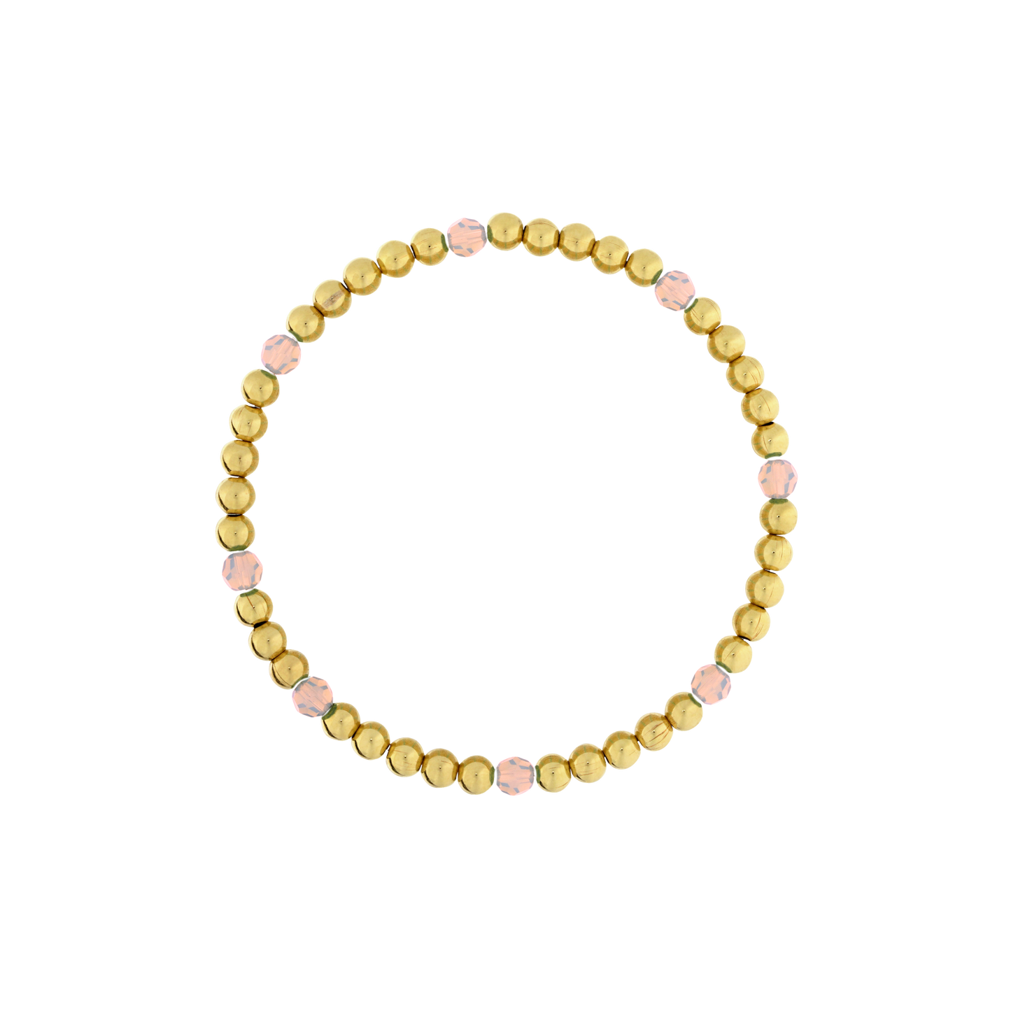 4mm Gold Filled Gemstone Accent Bracelet