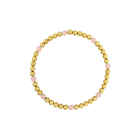 4mm Gold Filled Gemstone Accent Bracelet