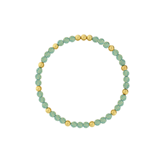 4mm Gold Filled Gemstone Mixed Bracelet