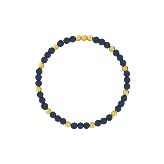 4mm Gold Filled Gemstone Mixed Bracelet