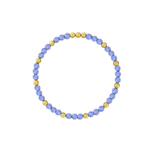 4mm Gold Filled Gemstone Mixed Bracelet