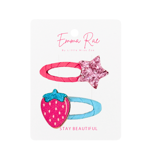 Mix and Match Strawberry Hair Clip