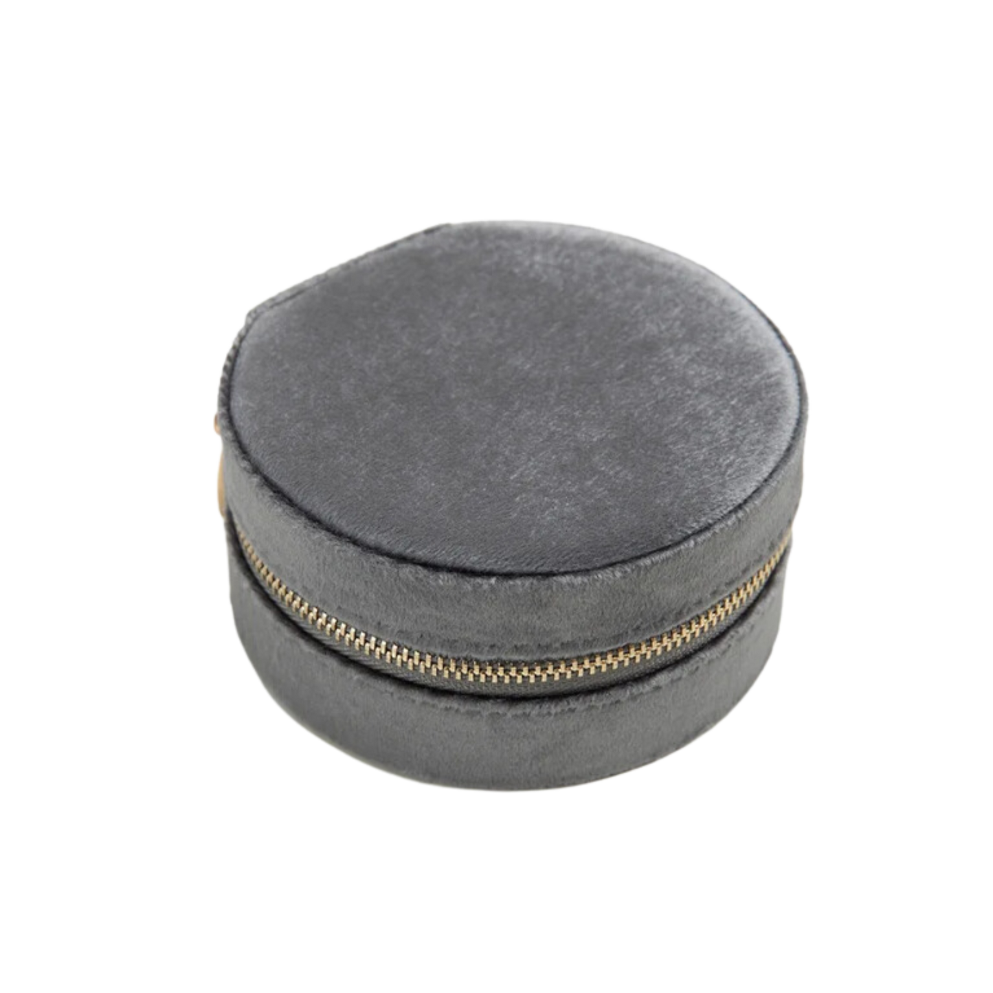 Velvet Circle Jewelry Case