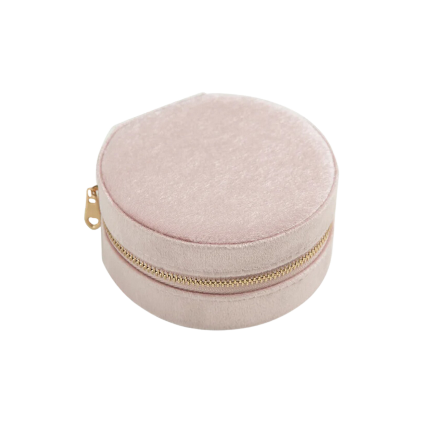 Velvet Circle Jewelry Case